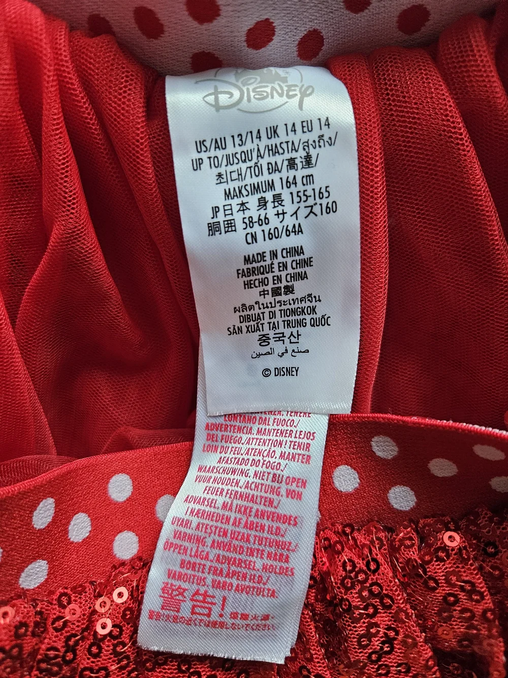 Minnie Mouse Red Leotard and Tutu Set For Kids